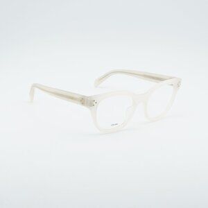 Celine CL50109I 025 Eyeglasses Ivory 51mm Square Frame